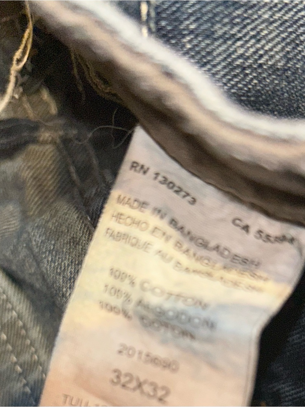 Vintage Lee Dungarees Men's Loose Straight Leg Jeans Blue 32x32 Denim Workwear - Picture 5 of 6